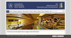 Desktop Screenshot of dii.univpm.it