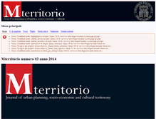 Tablet Screenshot of mterritorio.univpm.it