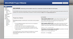 Desktop Screenshot of escapade.dii.univpm.it