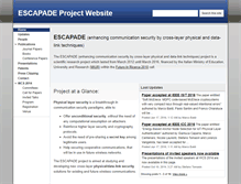 Tablet Screenshot of escapade.dii.univpm.it